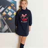 Mode Avant Navy Les Cerises Dress