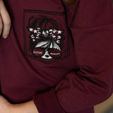 Mode Avant Burgundy Face Dress