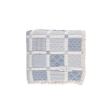 Bebe Organic Blue Patchwork Mai Blanket