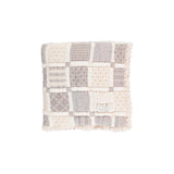 Bebe Organic Taupe Patchwork Mai Blanket