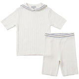 Mann Royal Blue Sailor Collar Dan Set
