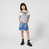 Marc Jacobs Ivory Stripe Kercheif T-Shirt