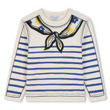 Marc Jacobs Ivory Stripe Kercheif T-Shirt