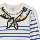Marc Jacobs Ivory Stripe Kercheif T-Shirt
