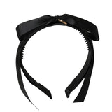 Project 6 Black Matilda Satin Headband