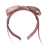 Project 6 Blush Mauve Matilda Satin Headband
