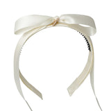 Project 6 Ivory Matilda Satin Headband