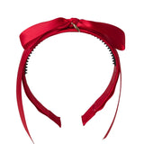 Project 6 Red Matilda Satin Headband
