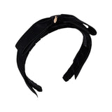 Project 6 Black Matilda Velvet Headband