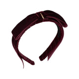 Project 6 Burgundy Matilda Velvet Headband