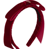 Project 6 Dark Red Matilda Velvet Headband