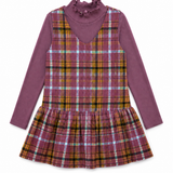 Teela Purple Plaid Jumper