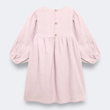 Birinit Petit Mauve Plumeti Embroidered Smocked Dress