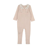 Mema Blush Knit Overall Set