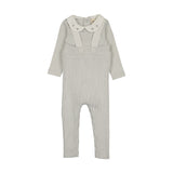 Mema Ice Blue Knit Overall Set