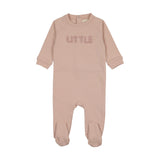Mema Pale Rose Sherpa Wordart Footie