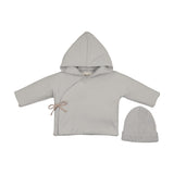 Mema Gray Dawn Quilted Jacket + Knit Beanie