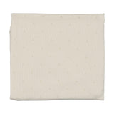 Mema Ivory Pointelle Knit Blanket