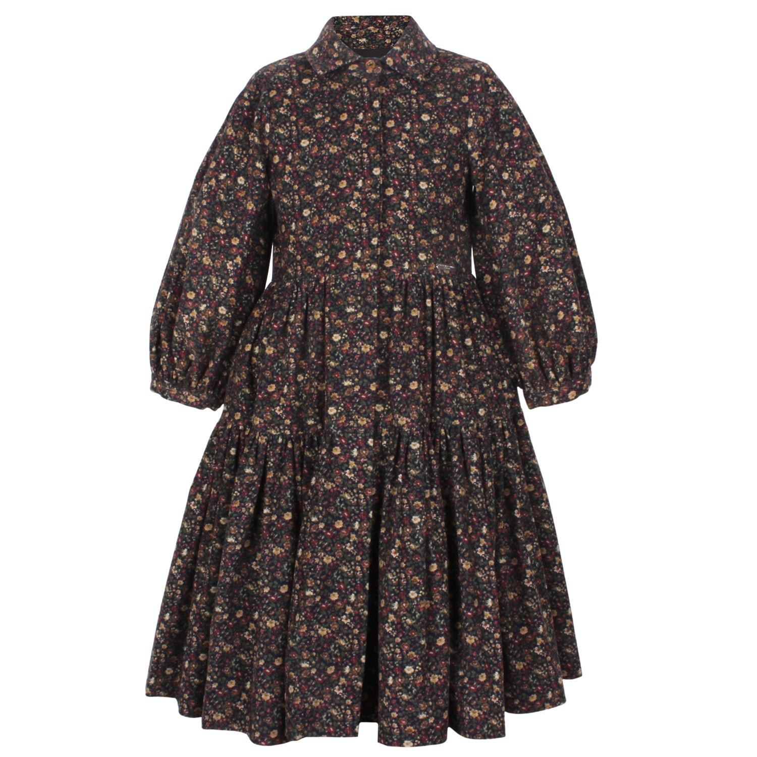 Jessie And James Girls Kiss Me Over The Garden Fence Dress in Black