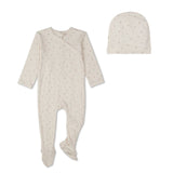 Minimoi Gardenia Pink Sprigs Have Sprung Footie Set