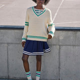 Molo Pearled Ivory Gail Sweater