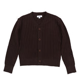 Motu Cocoa Walter Cable Cardigan