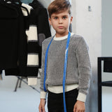 Motu Black & White Nate Sweater