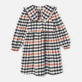 My Little Cozmo Unique Check Abril Dress