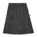 N.21 Grey Check Pleated Skirt