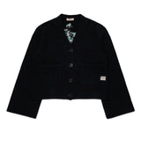 N.21 Black Jacquard Flower Knit Cardigan