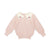 Tun Tun Pink Marl Collared Knit Set