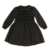 Noma Black Smocked Dress