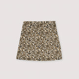 The New Society Leopard Nelia Denim Skirt