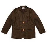 Noma Mocha High Collar Jersey Jacket