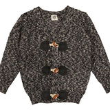 Noma Black Marled Toggle Cardigan