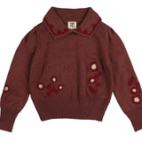 Noma Berry Embroidered Flowers Sweater