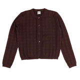 Noma Plum Pointelle Cardigan