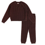Noma Plum Pointelle Knit Set