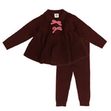 Noma Wine Contrast Bow Set
