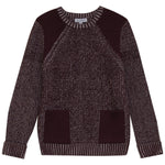 Blumint Burgundy Detailed Knit Sweater