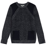 Blumint Navy Detailed Knit Sweater