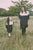 Jouet Black Taffeta Dress With Cream Knit Top