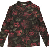 Noma Berry Floral Turtleneck