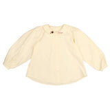 Noma Wine Floral Embroidered Collar Shirt