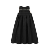 Nou Nelle Black Collar Robe