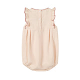 Nou Nelle Peach embroidered Romper