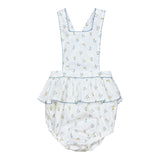 Noma White Vine Embroidery Romper