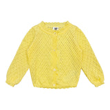 Noma Yellow Pointelle Cardigan
