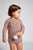 Nueces Dusty Pink Knit Romper Set