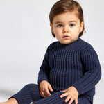 Nueces Navy Knit Set